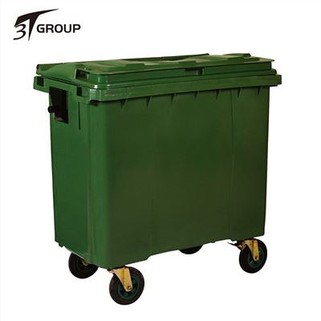 Tong Sampah Pedal Plastik Dengan Roda